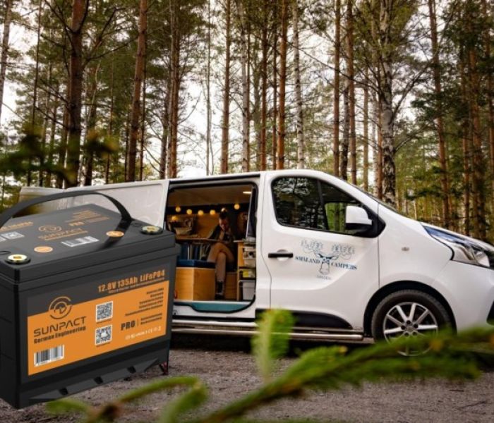 Smaland Campers stattet Flotte mit SunPact 12V Versorgungsbatterien (Foto: Sunpact GmbH)
